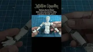Sukuna from the Heian era made with an old brush and pieces of a mop, part 4 #sukuna #jujutsukais...