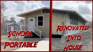 Renovating School Classroom Portables into Livable Home Complete (Before & After)