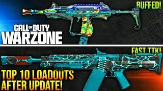 WARZONE: New TOP 10 BEST META LOADOUTS After MAJOR UPDATE! (WARZONE META Weapons)