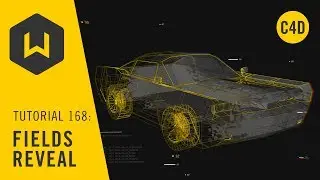 How to Reveal Geometry in Cinema 4D – Tutorial 168: Fields Reveal