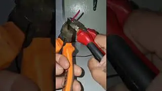 Removing insulation or wire strippers using diagonal and cutter pliers (for beginners)