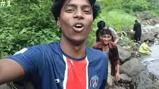 First Time All Freind Vlog In Kharghar Waterfall 🐟