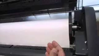 Canon iPF 6450 Как загрузить бумагу