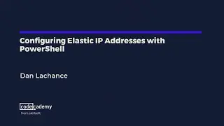 Configuring Elastic IP Add with PowerShell -AWS Solutions Architect: Managing Network Infrastructure