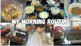 MY MORNING HOUSEHOLD CHORES  || ZORAIZ FRESH HAIR CUT ️😍 || DAILY CLEANING VLOGS