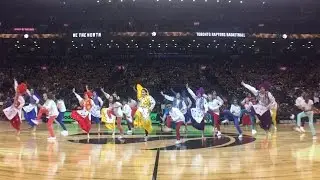 Hip Hop Dance vs Bhangra Part 1 @ NBA Toronto Raptors Half Time BATTLE for Nav Bhatia