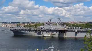 HUGE Warship From USA Has Arrived In Stockholm - Ahead Of NATO Exercise, BALTOPS 2022