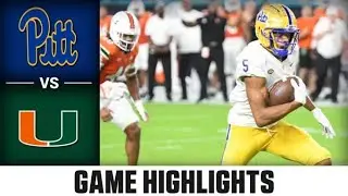 Pittsburgh vs. Miami Football Highlights (2022)