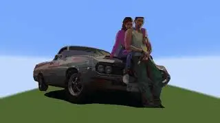 🔥 GTA VI Protagonists Pixel Art in Minecraft | Made Right After the New Trailer! 🚀🎮