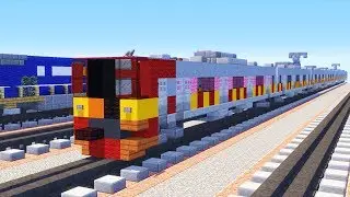 Minecraft 205 Series Jakarta Indonesian KRL Train Tutorial
