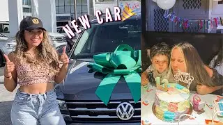 GETTING A NEW CAR & SURPRISING MY SISTER FOR HER BIRTHDAY!