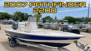 2007 Pathfinder 2200 Bay Boat For Sale at Seven Sports Marine in the Florida Keys