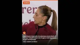 #Sheinbaum responde a nueva amenaza de #Trump por #aranceles  #mexico #estadosunidos
