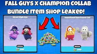 *NEW* Fall Guys x Champion Collab Bundle Item Shop Leaked!