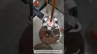 High frequency induction brazing for Air condition copper pipe joints