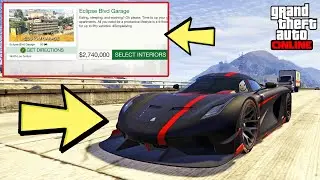 إشتريت أغلى مرآب سيارات وأسرع سيارة في قراند اونلاين | GTA Online NEW Garage & Cars