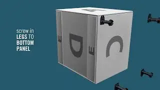 Altaeuro Collection - Frameless Euro Style Cooktop Base Cabinet Assembly