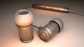How to model Bullet shape Earphones in Autodesk Maya.