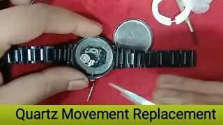 How to Replacement Quartz Movement। Longbo Watch Repair।