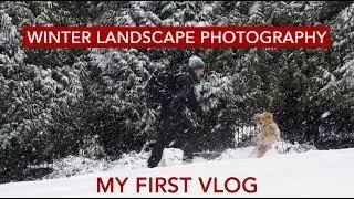 Snowy Landscape Photography in Kent | my first vlog