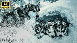 A heartwarming RESCUE story of a HEROIC MOTHER HUSKY who finds a kind man to SAVE HER PUPPIES