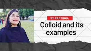 what is colloid | what are the types of colloid || #colloid