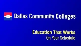 Dallas Community Colleges: Education That Works (Animated Male Version)