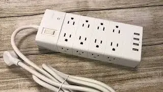 Power Strip   Addtam Surge Protector 16 Outlets and 4 USB Ports, A good gadget for organizing wires