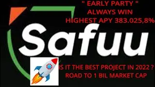 SAFUU - HUGE UPDATE - SUSTAINABLE 2.2%/DAILY ( MUST WATCH )