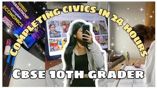 Completing the whole civics syllabus in 24 hours!!!🦋✨🔥|As a cbse 10th grader💗📚🔥👽|Uncozy_mokshada