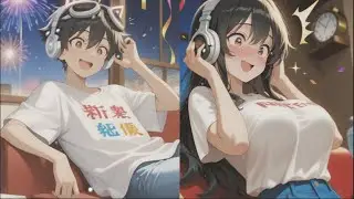 I Tried Magical Headphones on New Year&hellip; Now I&rsquo;m Her | TG TF Anime Transformation