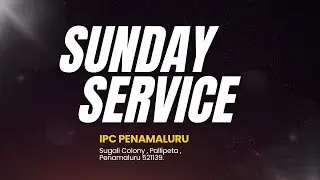 11-01-2026 IPC Penamaluru Church Prayer Live Worship