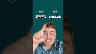 The #philadelphiaeagles just changed their #logo and fans aren't happy! #shorts #logochange