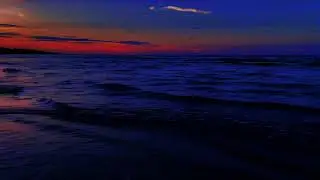 Deep Sleep with Ocean Waves | Peaceful Beach at Night