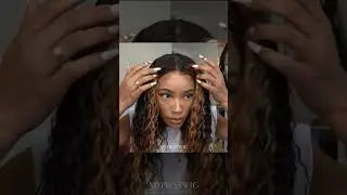 Glueless Brown Ombre Curly Wig idea for the coming spring-summer
