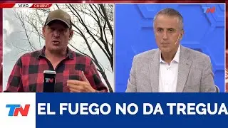LOS ALERCES, CHUBUT: EL FUEGO NO PARA