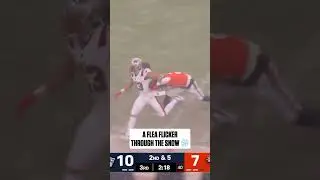 snow is coming down heavy in the AFC Championship game 👀