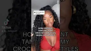 Stop Tangles in Your Crochet Hair!