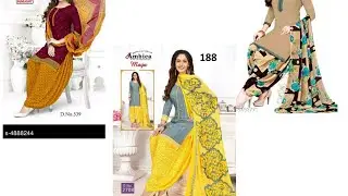 Checked Printed Crepe Suits & Dress🌺 Fashion Crepe Suits 🌺 Regular Kurtis For Woman's