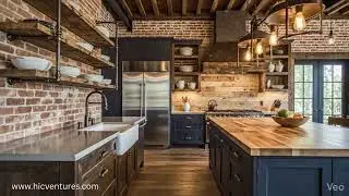 Smart modular kitchen with elegant storage solutions...