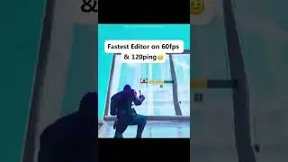 Fastest Editor on 120 ping😱 in fortnite #shorts #fortnitemontage