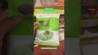 Halal Matcha Mochi from Taiwan | #taiwan #mochi #halalfood #shorts