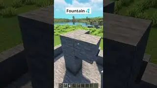 Minecraft Fountain💦 #shorts