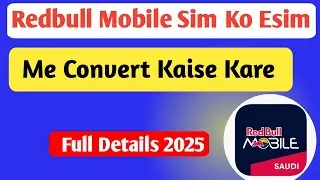 How to convert Redbull Mobile SIM to Esim | How to change Redbull SIM to Esim | #redbull