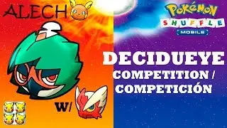 Decidueye *82k* Competici&oacute;n/Competition w/ Mega Blaziken - Pok&eacute;mon Shuffle [Alecho]