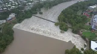 Black Weir during Peak Flood, Ross River 2019 Floods (4/02/2019)
