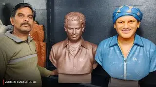 Zubeen Garg Fiberglass Bust Review. RAJENDRA ARTS