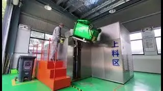 5000KG daily capacity commercial composting machine