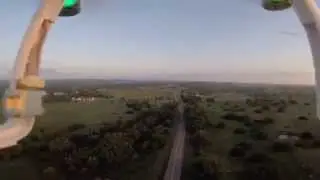 TORNADO DAMAGE PATH Aerial DRONE Footage ENTIRE HOME THROWN Bertram Texas 06/12/2014