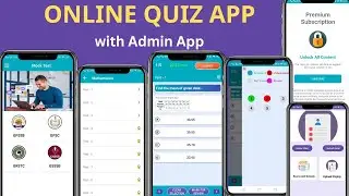 Online Quiz App with Admin Panel in Android Studio | Quiz Application using Firebase